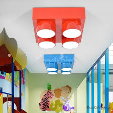 Find game room decor at wayfair. Square Led Hanging Lamp With Toy Block Colorful Metal Hanging Ceiling Lamp For Game Room Takeluckhome Com