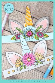 As part of our series of my little pony coloring pages. Diy Unicorn Headbands The Kitchen Table Classroom