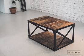 Why we picked wood legs over metal! Reclaimed Wood Coffee Table Diy