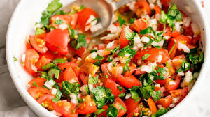 Cut off the stem end by half an inch. Tomato And Onion Salad Nicky S Kitchen Sanctuary