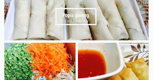 Nasi putih, tempe goreng, tauhu goreng, ayam goreng, sambal penyet, kacang panjang & kemangi. Resepi Popia Goreng Dan Sambal Manis Blog Sihatimerahjambu