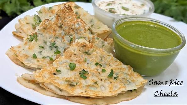 Samo Rice Cheela Recipe | समा के चावल का चीला | Cheela Recipe | Sama Rice |  Vrat Recipe | Sunita Agarwal, Ingredients Required-, 1 cup samo rice, 1  medium grated potato, 1/4 cup curd, 1/2 cup water, 2 ...