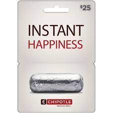 Free gift chipotle mexican grill. Chipotle Gift Card Entertainment Dining Food Gifts Shop The Exchange