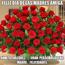 Arte feliz día de las madres tarjeta con flores y corazón. Feliz Dia De Las Madres Amiga Annita Vazquez Gran Persona Buena Madre Felicidades Meme De Flores Imagenes Memes Generadormemes