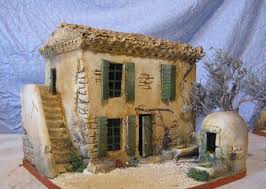 Maisons Et Fermes Typiques Anciennes Comme On En Trouve Dans Le Ventoux Les Dentelles De Montmirail Le Lu Maison De Noel Deco Village De Noel Maisons De Fees