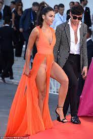 The duo appeared to forget their underwear and bared more than they bargained for in very revealing frocks as they walked the red carpet for the showing of new tv series the young pope on saturday. Giulia Salemi And Dayane Mello Hit The Venice Film Festival Red Carpet Daily Mail Online
