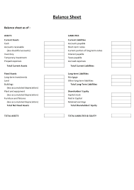 New Blank Balance Sheet Exceltemplate Xls Xlstemplate Xlsformat Excelformat Microsoftexcel Balance Sheet Template Balance Sheet Statement Template