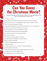There are less important movies t. 3 Christmas Movie Trivia Games Free Printable Play Party Plan