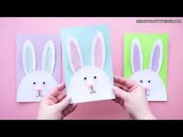 Welcome to another round of homemade greeting cards, this time simple diy easter cards! How To Make A Diy Bunny Easter Card Youtube