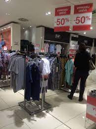 Tesco My Department Store Prague First Floor Mens Clothing Layout Landscape Design Visual Merchandisin Tesco Clothing Clothing Displays Clothes