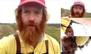 Sean Conway twists his ankle taking a video SELFIE during run from John  O'Groats to Land's End