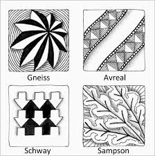 Easy zentangle patterns for beginners step by step instructions from the experts! Time For Tangling Official Zentangle Patterns Amaze Avreal Gneiss Kule Sampson Schway Scoodle Sez