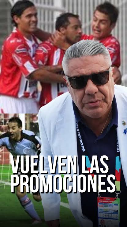 🚨 VUELVEN las promociones al fútbol argentino. El comité ejecutivo de AFA definió que desde la próxima temporada habrá cruces para revalidar la categoría, aplicando desde la B Nacional hacia abajo. La ...