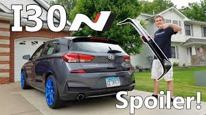 Hyundai elantra gt n line for sale. Installing An I30 N Spoiler On My Elantra Gt N Line Hard To Find Youtube