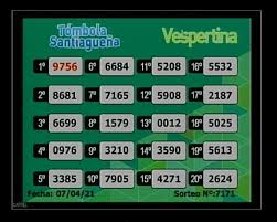 La tombola è un tradizionale gioco da tavola che è nato a napoli nel 1734. Tombola Santiaguena Los Numeros De Este Miercoles 7 De Abril El Liberal Movil