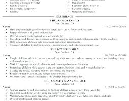 Best Nanny Resume Template. Nanny Resume Objective Examples ...