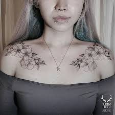 Image Result For Small Chest Tattoos For Females Collar Bone Tattoo Bone Tattoos Small Chest Tattoos