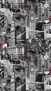 Muriva London City Wallpaper Black White Red Shop Similar Designs At Ilovewallpaper Co Uk Ilovewallpaper Home Boysbe City Wallpaper London City Wallpaper