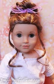 5 the hair is not human — even though it looks like it. Americangirlfan Doll Hairstyle Tip Use Ribbon American Girl Doll Hairstyles Doll Hair Ag Doll Hairstyles