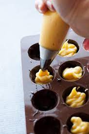 What you want to do is to take an equal amount of the two parts. Easy Home Made Filled Chocolates Beautiful Life And Home