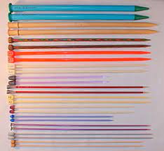 Different size needles make different sizes of loops in the fabric you make as. Knitting Needle Wikiwand