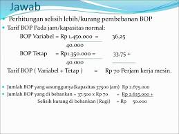 Perhatikan contoh soal biaya overhead pabrik berikut ini: Biaya Overhead Pabrik Bop Ppt Download