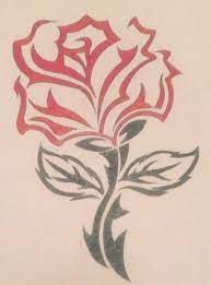 This is a design i am using for my first tattoo. Celtic Rose By Amikuchan Roses Drawing Flower Drawing Tribal Rose