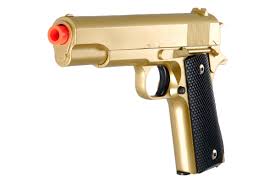 Check out the we 1911 gold version airsoft pistol. Uk Arms G13g 1911 Spring Airsoft Pistol Gold