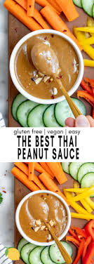 The Best Thai Peanut Sauce Vegan Eat With Clarity Recipe In 2020 Easy Peanut Sauce Easy Thai Peanut Sauce Peanut Sauce
