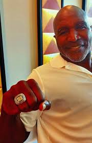 Evander Holyfield and his dad. 👊💥 • • • • • • • • • • • • • • • • • • • •  • • 😂😂This is satire lol my family know his dad personally. Isom Coley  from Atmore, AL which is only about 20 minutes from where I live.