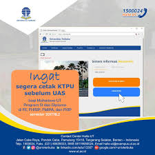Masalah yang menjadi fokus penelitian : Universitas Terbuka Bagi Mahasiswa Ut Program Sarjana Dan Diploma Fe Fhisip Fmipa Dan Fkip Ut Yang Akan Mengikuti Uas Pada 6 12 Dan 13 Mei 2018 Pastikan Telah Mencetak Ktpu Pencetakan