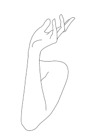Women S Hands Line Drawing Illustration Art Print Etsy How To Draw Hands Line Art Drawings Minimalist Drawing