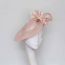 Pale Pink Disc Fascinator Ascot Hat Mother Of The Bride Wedding Hat Fascinator Hats Wedding Fascinator Pale Pink Fascinator
