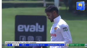 Yuzvendra chahal picked up a wicket on his very second delivery. 7th Test 100 For Dhananjaya De Silva Cricket