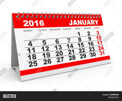 Includes 2016 observances, fun facts & religious holidays: Calendar January 2016 Image Photo Free Trial Bigstock