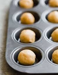 Peanut Butter Cup Cookies Brown Eyed Baker Recipe Peanut Butter Cup Cookies Mini Muffin Pan Desserts Homemade Peanut Butter Cups
