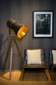 Tripod floor lamp, remote control modern tall lamp, mid century lamp, standing lamp for living room and bedrooms, living room light, linen lampshade, dimmable bulb are included, matt black. Gold Tripod Floor Lamp Vintage E27 Myplanetled