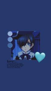 Wallpaper blue anime aesthetic lion nature photo blue anime samsung wallpaper angel wallpaper. Pin On Black Butler