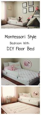 Johanna S Montessori Big Girl Bedroom And Floor Bed Oh Happy Play Toddler Floor Bed Toddler Rooms Toddler Bedrooms