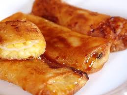 Pinipig is a flattened rice dish from the philippines.it is made of immature grains of glutinous rice pounded until flat before being toasted. Turon Filipino Foods And Recipes Pinoy Foods At Its Finest Food Recipes Travel Food