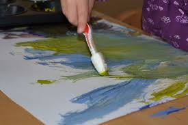 Check spelling or type a new query. Toothbrush Painting Simple Fun For Kids