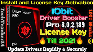 So, using driver booster pro keeps everything optimized and updated without manual intervention. Iobit Driver Booster V 8 0 2 Pro License Key Latest 2020 No Crack 100 Working Till 2022