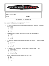 Plumbing questions and answers plumber supply. Plumber Pdf Plumbing Tap Valve