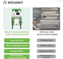 WESORT 6SXZ-68 Grain Color Sorter Brown Rice Separator Food Processing  Machinery Color Price Sorter