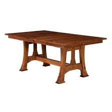 Cambridge Arts And Crafts Trestle Table Craftsman Trestle Dining Tables Clear Creek Amish Furniture Trestle Dining Tables Dining Table Oak Dining Table