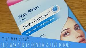 Flexible strip shapes to your face for effective results. Veet Wax Strips For Face Live Demo How To Use Wax Strip On Face Facial Hair Removal At Home Youtube