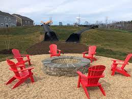 This allows you to only sit in front of it, opposed to around it like you. New Community Fire Pit And Play Structure