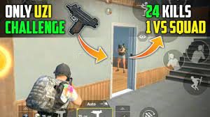 Uzi Challenge 21 Solo Vs Squad Pubg Mobile Lite Hindi Gameplay Youtube