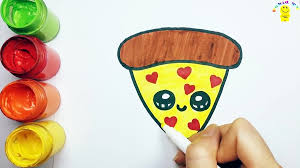 No importa si eres un artista o un aprendiz, no es necesario tener experiencia para dibujar de manera maravillosa, ya que con nuestras clases de dibujo paso a paso podrás aprender rápido técnicas que jamás imaginaste, que son aplicadas por pintores profesionales!. Como Dibujar Una Pizza Kawaii Faciles Dibujos Para Dibujar Dibujos Faciles