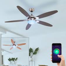 Deckenventilator slice graphit beach oak: Paket Smart Home Decken Ventilator Alexa Google App Leuchte Dimmbar Im Set Inkl Rgb Led Leuchtmittel Etc Shop